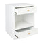 Logan Bedside Table - White