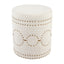 Bradshaw Round Storage Stool - Natural Linen