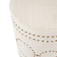 Bradshaw Round Storage Stool - Natural Linen