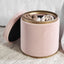 Totti Storage Stool - Blush Velvet