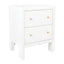 Ariana Bedside Table - Small White