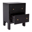 Ariana Bedside Table - Small Black