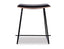 Hudson Low Stool - Black - Black Pad