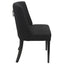 Ophelia Dining Chair Black chrome ring on back