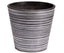 Black and White Engraved Pot 14cm