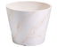 Red & White Imitation Marble Pot 25cm