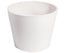 Rendered White Planter Pot 25cm