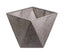 Imitation Dark Stone Geometric (Square) Planter 30cm