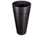 Decorative Large Textured Round Black Planter 71cm