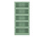 ArtissIn Buffet Sideboard Cupboard Cabinet Storage Mesh Doors Metal Green ELIA