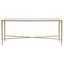 Heston Marble Console Table - Large Brass