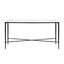 Heston Marble Console Table - Medium Black