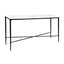 Heston Marble Console Table - Medium Black