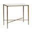 Heston Marble Console Table - Small Brass