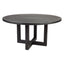 Leeton Round Dining Table - Black