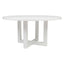 Leeton Round Dining Table - White