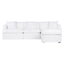 Birkshire Slip Cover Modular Sofa - White Linen Option 6