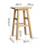 Artiss Set of 2 Wooden Backless Bar Stools - Natural