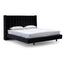 King Bed Frame - Black Velvet