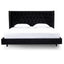 Queen Bed Frame - Black Velvet