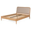 150cm Queen Sized Bed - Beige