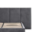 King Bed Frame - Charcoal Velvet