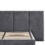 Queen Bed Frame - Charcoal Velvet