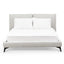 Fabric Queen Bed - Pearl Grey