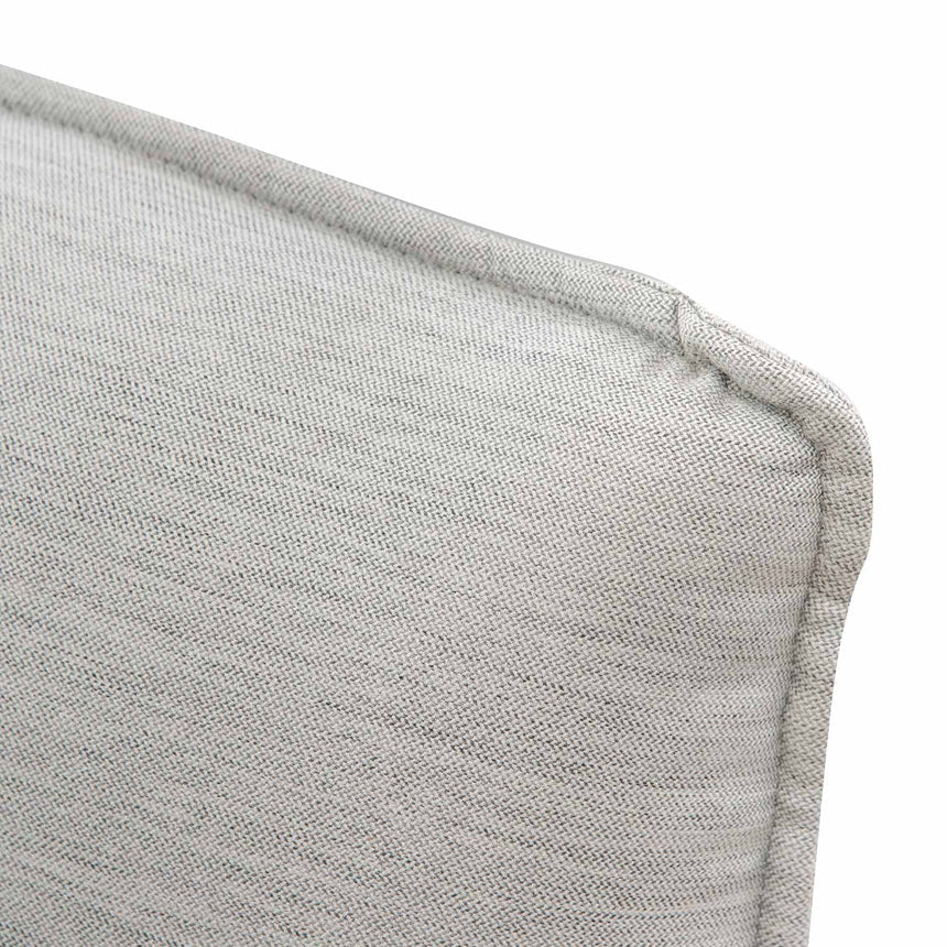 Fabric Queen Bed - Pearl Grey