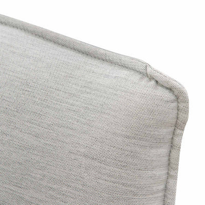 Fabric King Bed - Pearl Grey