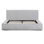 Queen Sized Bed Frame - Pepper Boucle