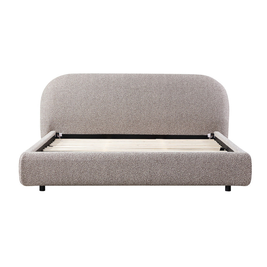 Queen Bed Frame - Sand Boucle