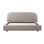 King Bed Frame - Sand Boucle