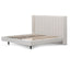 King Sized Bed Frame - Snow Boucle