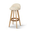 Artiss Set of 2 PU Leather Bar Stools - Beige