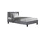 Artiss Neo Bed Frame Fabric - Grey Single