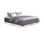 Artiss Bed Frame King Size Gas Lift Base Grey TOKI