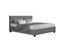 Artiss Bed Frame Queen Size Gas Lift Grey VILA