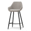 68cm Fabric Bar Stool - Beige - (Set of 2)