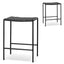 Bar stool - Black (Set of 2)