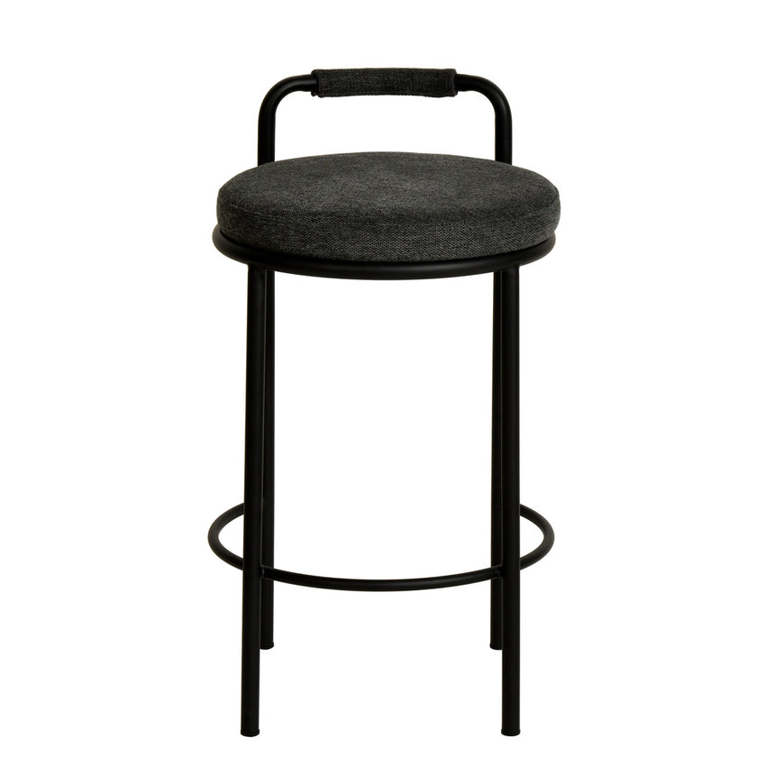 65cm Bar Stool - Charcoal Grey (Set of 2)