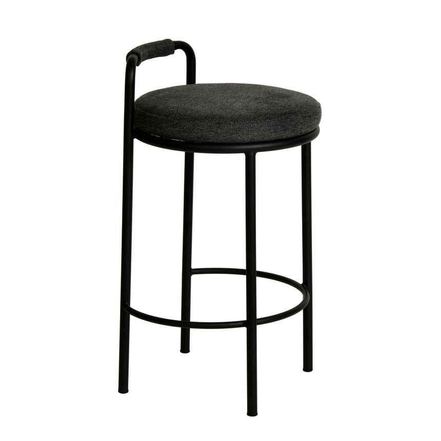 65cm Bar Stool - Charcoal Grey (Set of 2)