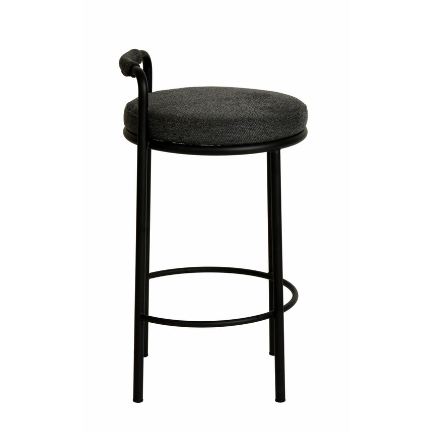 65cm Bar Stool - Charcoal Grey (Set of 2)