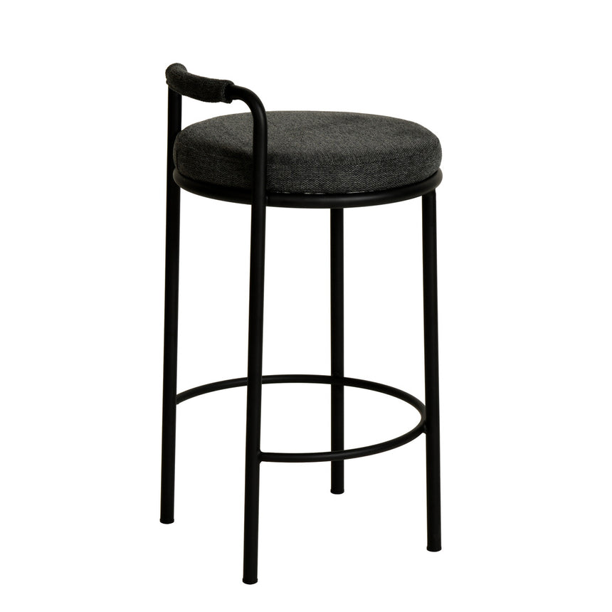 65cm Bar Stool - Charcoal Grey (Set of 2)