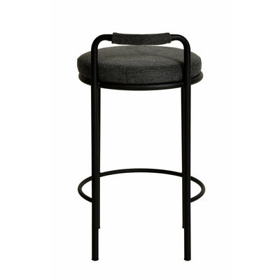 65cm Bar Stool - Charcoal Grey (Set of 2)