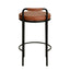 65cm Bar Stool - Brown (Set of 2)