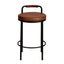 65cm Bar Stool - Brown (Set of 2)