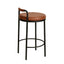 65cm Bar Stool - Brown (Set of 2)