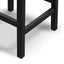 65cm Rattan Bar Stool - Full Black