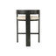 Black ELM Barstool - Light Beige